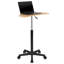 Sit to Stand Mobile Laptop Computer Desk-1689411496