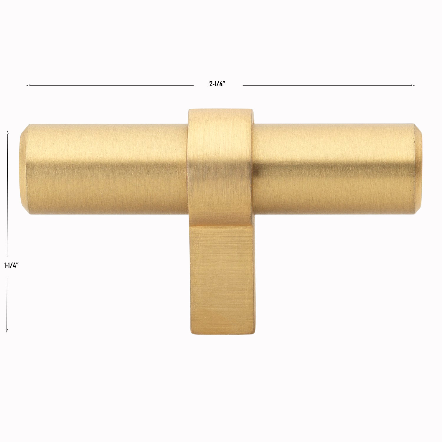 Bar Cabinet Knob, Satin Gold