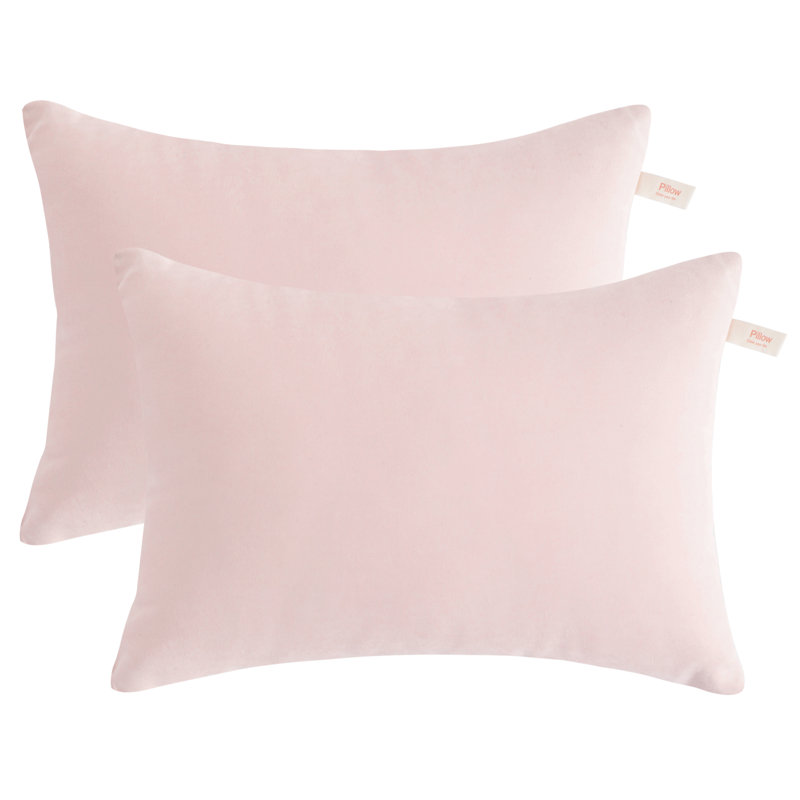 Microfiber Tiny Pillows, Machine Washable - NTBAY, Pink, 11"x7"