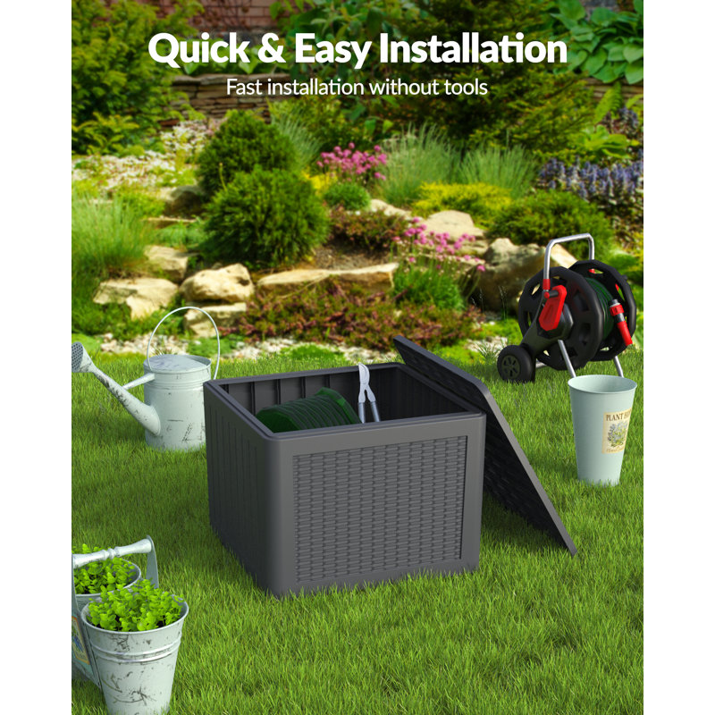 Latitude Run® Plastic Bin, Gray