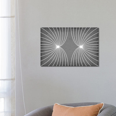 Electric Field With Like Charges - Wrapped Canvas Print