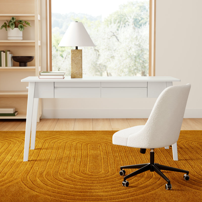 Arenac Writing Desk, White