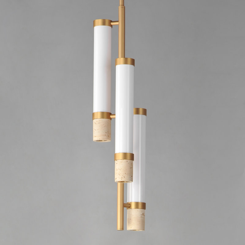 Travertine-Multi-Light Pendant
