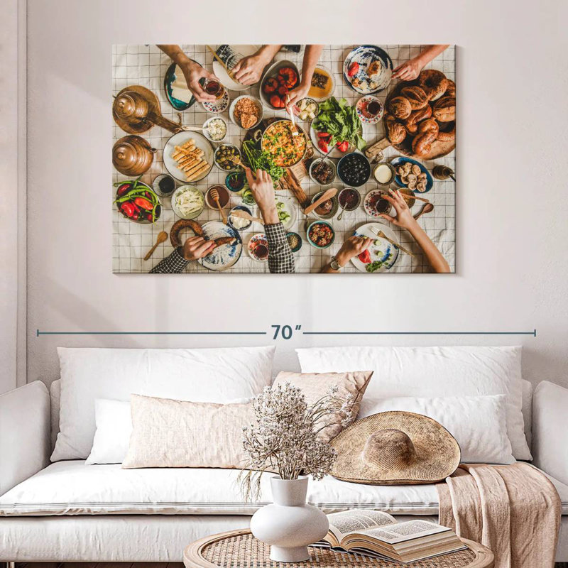Yarlin Turkish Breakfast, 32" H x 48" W