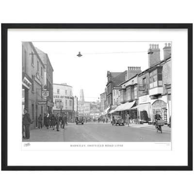 Barnsley, Sheffield Road C1950 - Single Picture Frame Print