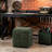 Ottoman Foot Rest Soft And Comfortable Ottoman Square Corduroy Woven Design Sofa Stool (Only Including Ottoman)-1994166769