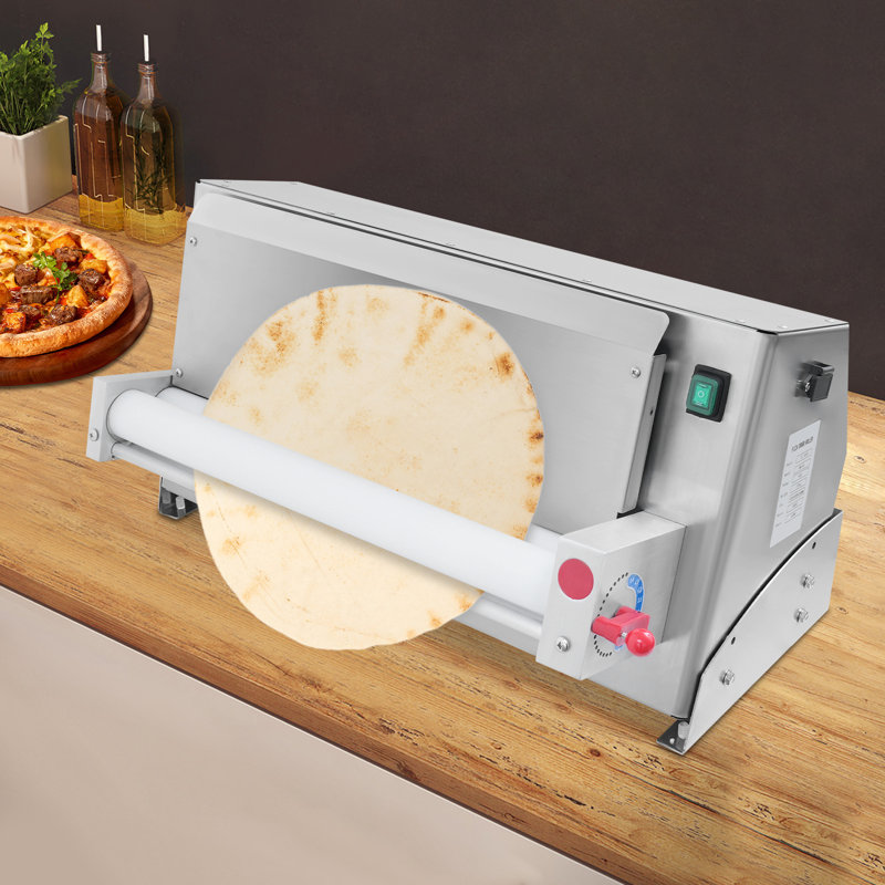 Electric Pizza Dough Machine Automatic Pizza Press Shaping Machine Pizza Dough Press Making Machine 110V 450W