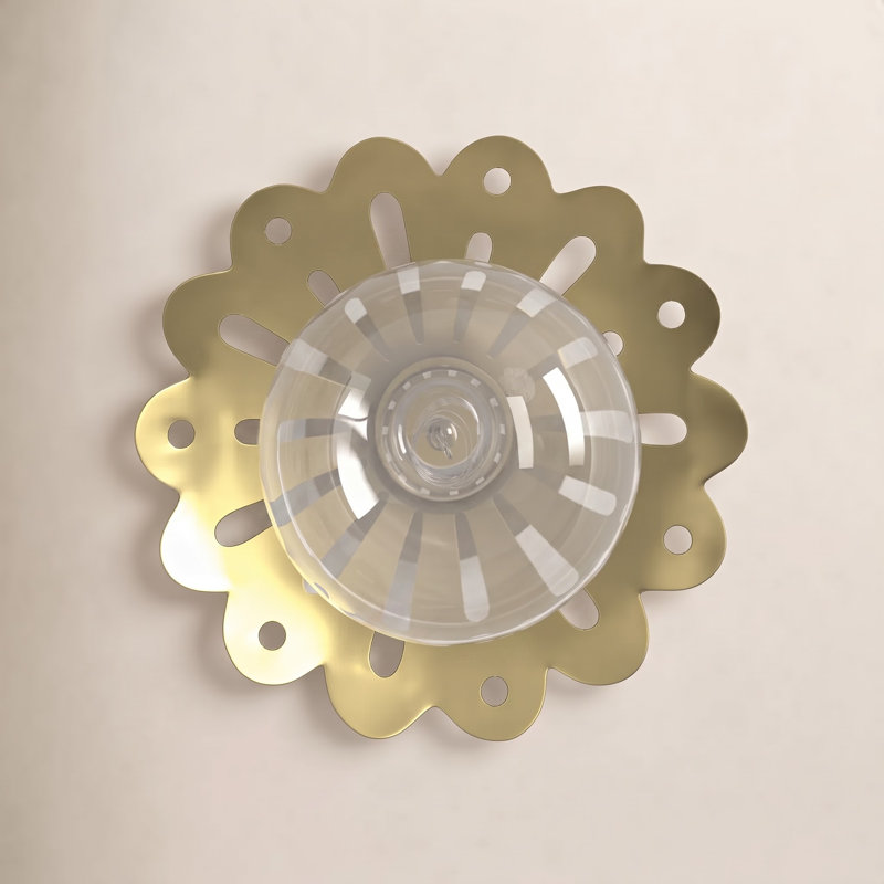 Lorenza Armed Sconce, Aged Brass