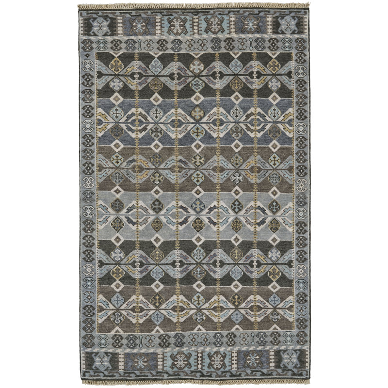 Ashi Wool Southwestern Indoor Rug, Rectangle 2' x 3'