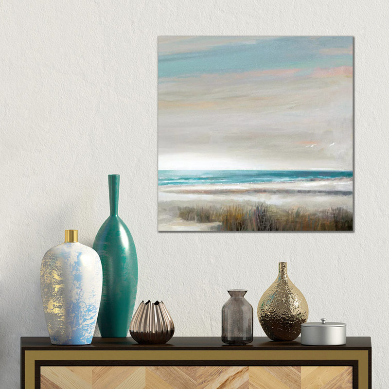 Ocean Oasis by Ruane Manning - Gallery-Wrapped Canvas Giclée on Canvas, Canvas, 45.72 cm H x 45.72 cm W x 3.175 cm D