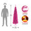 Arbre lamé rose de la collection Tinsel-629209511