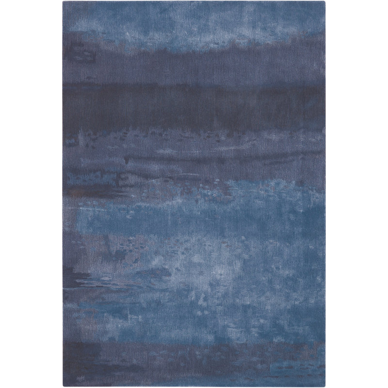 Luster Wash Wool Indoor Rug, Rectangle 5'6" x 8'