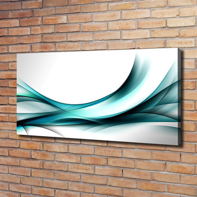 Waves Abstraction - No Frame Print on Canvas