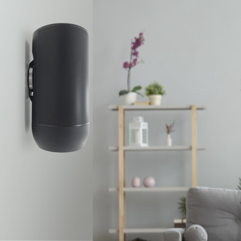 Fixed Height Speaker Stand, Black