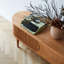 Armoire audiovisuelle en cerisier massif