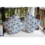 Intercoastal Waterway Geometric Reversible Throw Pillow-23238717-23238718