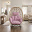Fauteuil d'extérieur en osier avec coussin extensible Solvane-582643436