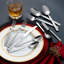 Lorren Home Trends 45 Piece Stainless Steel Flatware Set, Service for 8, Dishwasher Safe