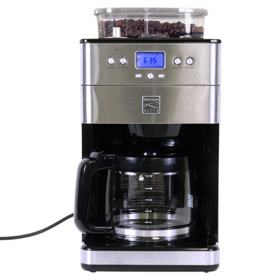 Cafetière programmable à moulin et à infusion 12 tasses Kenmore Elite