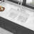 Undermount Ceramic Double Bowl Kitchen Sink – Deep Basin