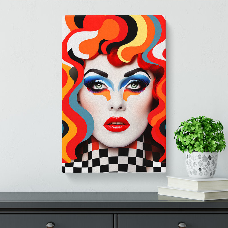 Drag Queen - Wrapped Canvas, 50cm H x 35cm W x 3cm D