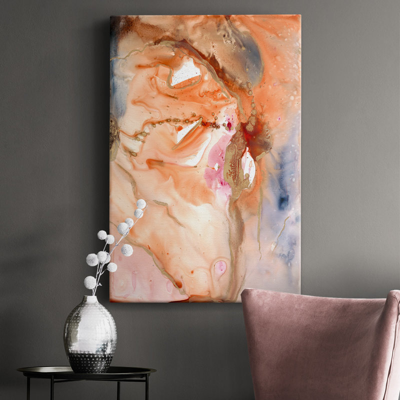Lighting the Way I - peinture sur toile tendue, H 60 po x l 40 po x P 1 po