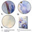 Impression romantique sur toile rose et mauve iris-361442453-361442433