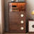 Nut-brown Solid  Wood Display Cases-121252381