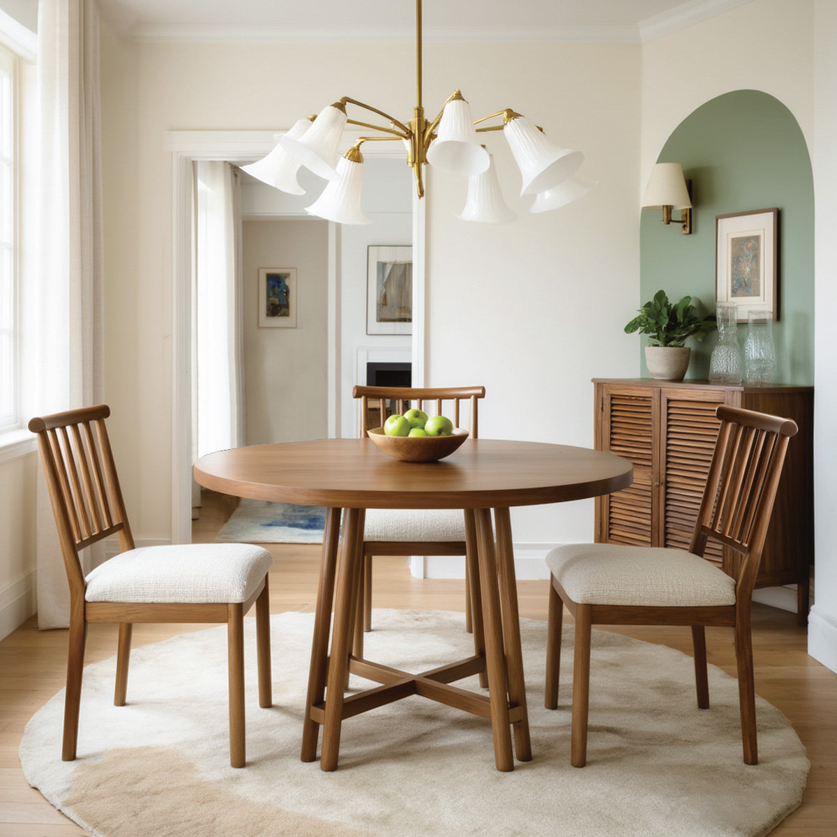 Wales Solid Wood Dining Table - Thumbnail 2