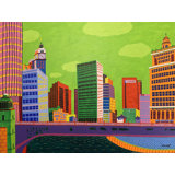 Chicago Skyline Print by Sue Graef