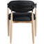 Chaise rembourrée en cuir Riccio-217157791-217157780