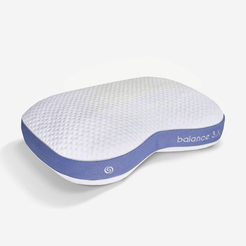 Bedgear Balance 3.X Cuddle Curve Performance Pillow - Large Medium Firm Pillow - Moisture Wicking
