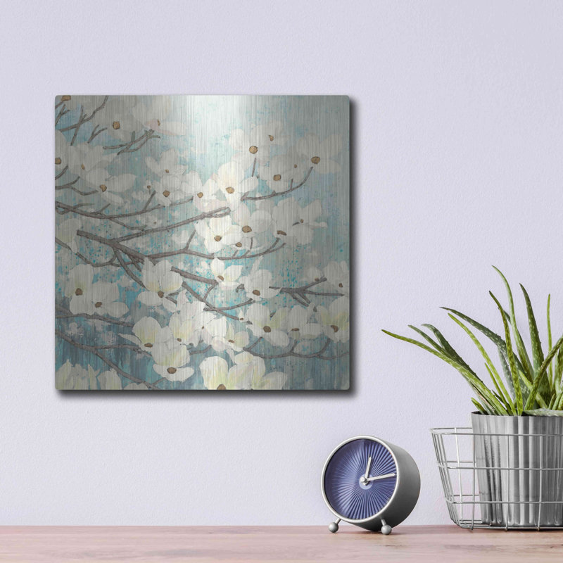 «Dogwood Blossoms» par James Wiens, H 12 po x l 12 po