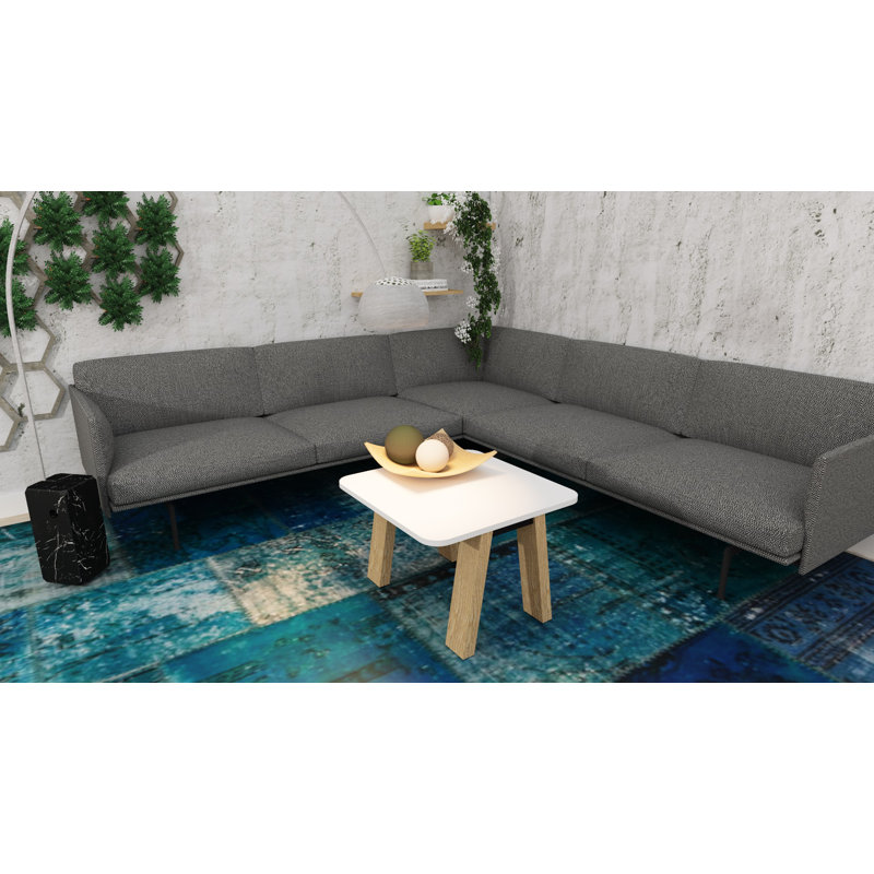 Louella Four Leg Coffee Table, White 
