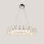 Lustre en cristal de luxe moderne avec ensemble de lumières DEL