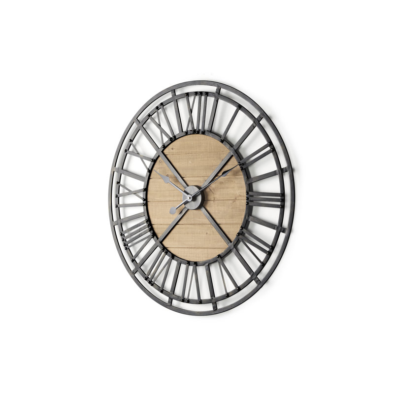 Horloge murale Goodman, 30", Brun