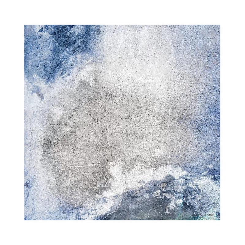 Rugged Coastal Abstract III by Bluebird Barn - Wrapped Canvas Painting, 30.48 cm H x 30.48 cm W