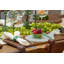 Mini Glass Oval Cheese Tray, White