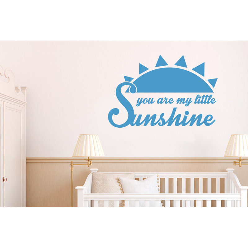 Wall Decal, Blue, Large