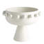 Spheres Collection Footed Bowl-Ivory-1711222700