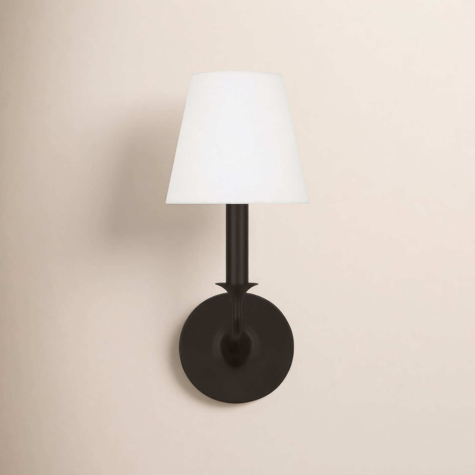 Wetherell Single Light Armed Sconce, Aged Iron