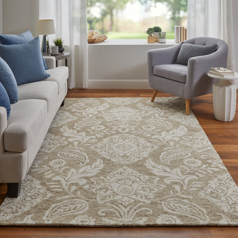 Armando Performance Damask Indoor Rug, Rectangle 2' x 3'