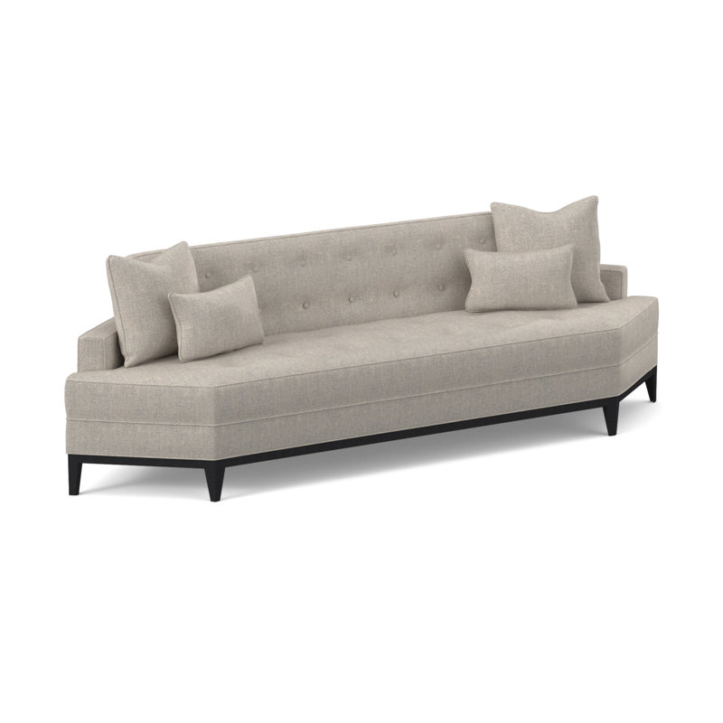 Perspective Sofa, Espresso, Fizz Ivory 100% Polyester