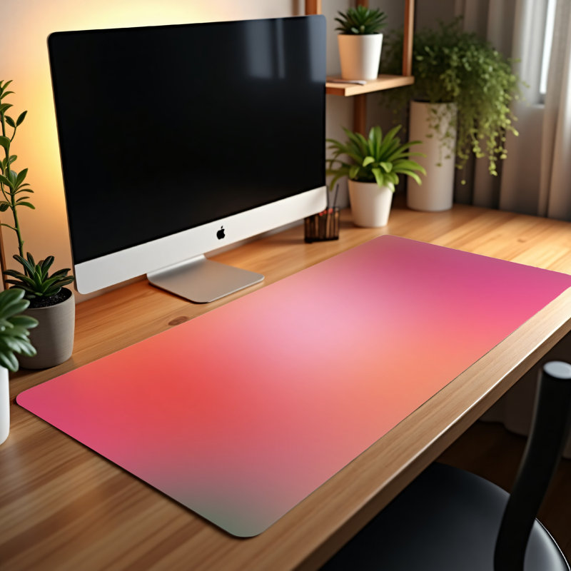 Polyester Desk Pad, 23.6x13.8
