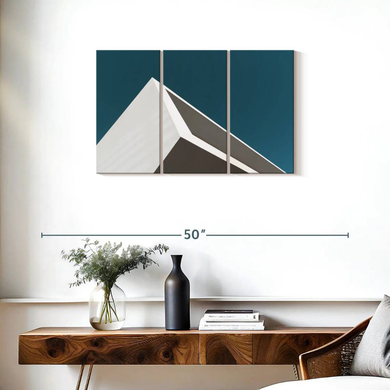 Geometric Building Corner, 20" H x 33" W