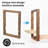 Set of 4 Floating Shelves Stylish Wall Storage Solution-2076797742