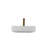 Bothwa Home Rectangular Countertop Ceramic Wash Basin (White Finish) CUPC Certified