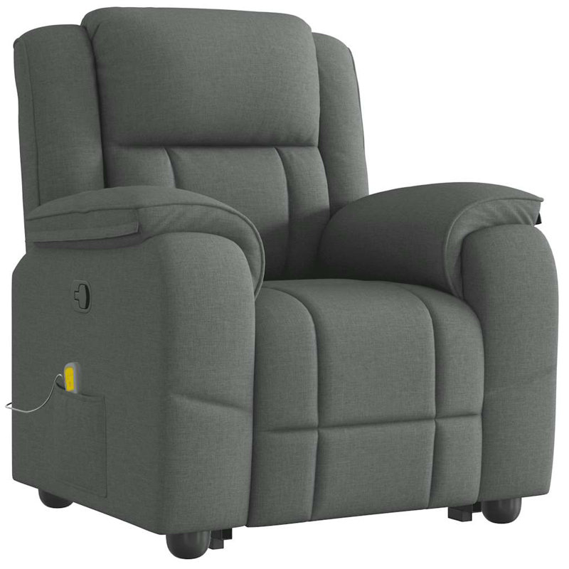  Stand Up Massage Recliner Chair Dark Gray, Gray