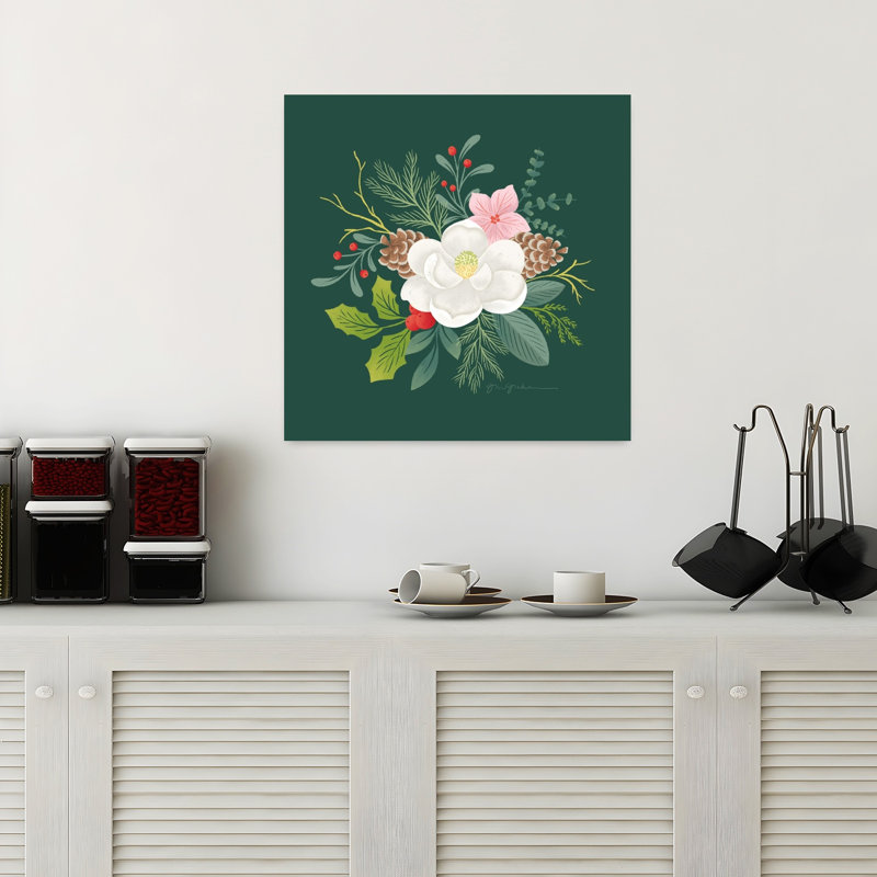Art contemporain d'hiver Winter Arrangements VI, H 18" x l 18"