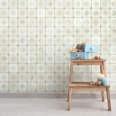 Harmonia 13" x 13" Ceramic Patterned Wall & Floor Tile